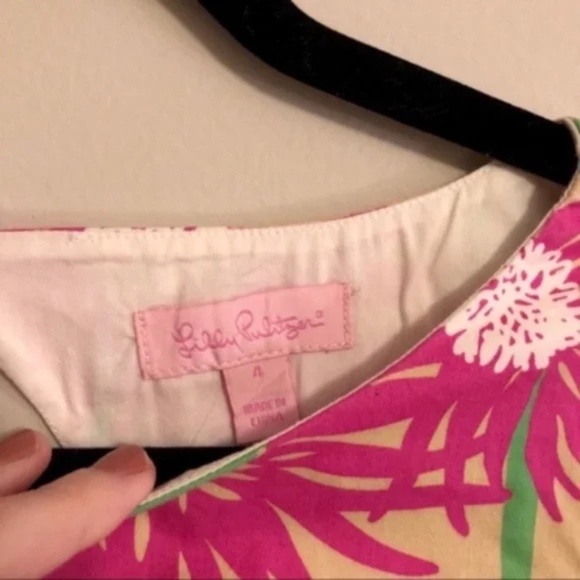 Lilly Pulitzer Coastal Kiss Pink Floral Dress - Picture 4 of 6